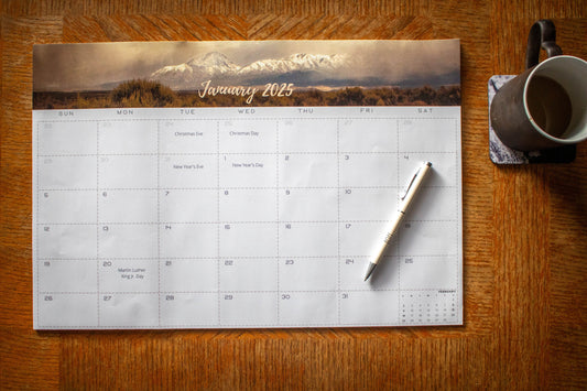 2025 Western Desk Calendar